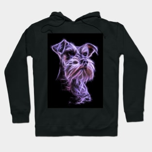 Schnauzer Cute Portrait Loft and Spiritual Style Hoodie